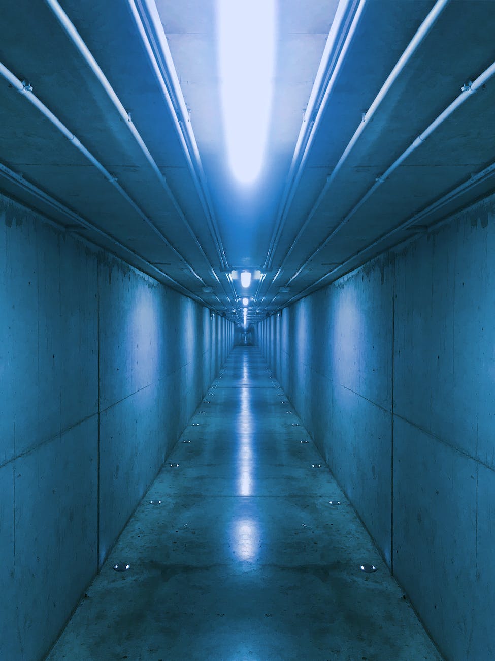 photo of empty well lit hallway